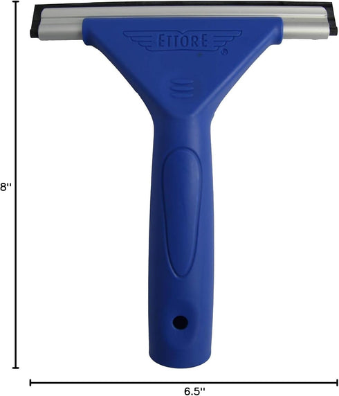 Ettore All Purpose Window Squeegee, 6 inches, Blue,17066...