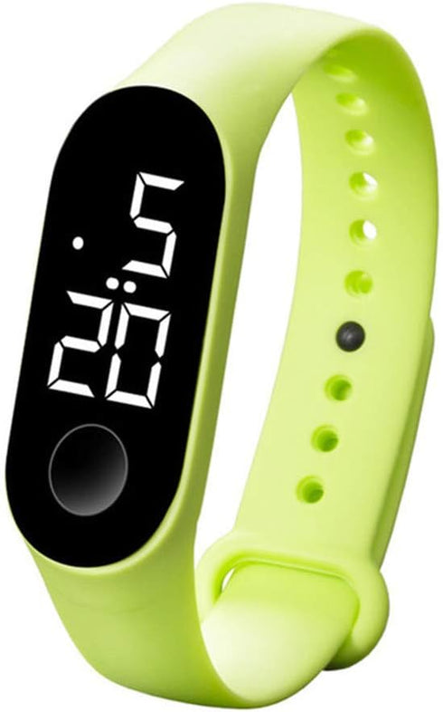 CdyBox 10 Pack 50 Meters Waterproof Led Digital Boys Girls Student Touch Screen Sport Watch Silicone Women Men Wristwatch Gifts...
