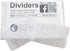 Pack of 32 Divider for Small Drawers Plastic Storage Hardware Cabinet, Compatible with Akro-Mils 40716 (Small Drawer Size)...