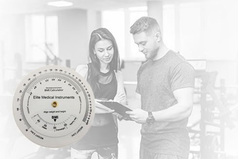 EMI BMI body mass index Wheel Calculator 4.25 inch, Single sided, Adult ECB-201...