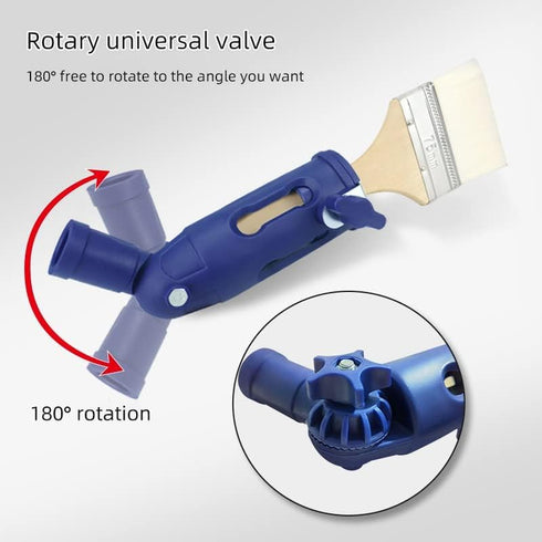Paint Edger Brush Extender Paint Roller Extension Pole 3.6ft Gripper Paint Edger Tool for Wall Corner Painting Painting Tool Wall Detail Decoratio...