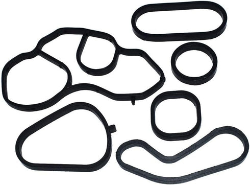 Oil Filter Housing Gasket Set 11428643747 and Oil Cooler Seal Set 11428643758 replacement for Mini Cooper...