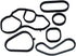 Oil Filter Housing Gasket Set 11428643747 and Oil Cooler Seal Set 11428643758 replacement for Mini Cooper...