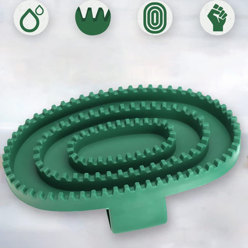 4 Pack Dog Grooming Brush Bath Washing Massage Brush with Handle Pet Shower & Bath Tools for Short & Long Haired Dogs and Cats...
