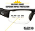 Klein Tools 60161 Safety Glasses, Professional PPE Protective Eyewear with Semi Frame, Scratch Resistant and Anti-Fog, Clear Lens...