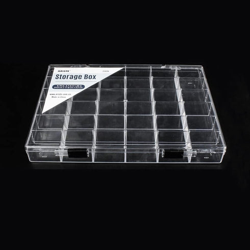 36 Grids Clear Plastic Organizer Box, Craft Storage Container for Beads Organizer, Art DIY, Crafts Jewelry Storage, Fishing Tackles, Rock Collecti...