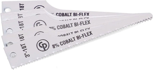 Chicago Pneumatic CA146719-18 Tooth (18T) Reciprocating Saw Blades, 2-7/8 Inch (74 mm) Long - (5 Pack)...