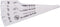 Chicago Pneumatic CA146719-18 Tooth (18T) Reciprocating Saw Blades, 2-7/8 Inch (74 mm) Long - (5 Pack)...
