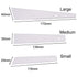 3 Pieces Different Size Glue Spreader Sticks Glue Applicator Adhesive Applicator Painting Scrapers for Handmade DIY PU-Leather Craft Tool, White...