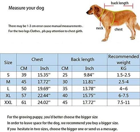 Winter Small Medium Dog Coat,Hooded Four-Legged Dog Jacket Cotton-Padded for Puppy Cat Doggie Pets Dog Clothes Apparel Clothing (Small, Navy)...