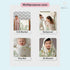 Organic Cotton Knitted Baby Blanket for Crib/Cot, Ultra Soft & Warm, Thick but Very Light, for Baby (40x32 in) - Rabbit...
