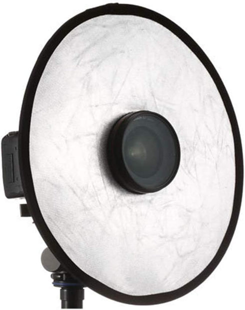 EORTA 2 in 1 Photography Photo Reflector Collapsible Disc Light Reflector Portable Hollow Light Diffuser DSLR Light Lens-Mount, with Protecting Ba...