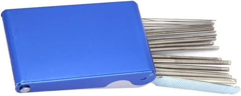 Solder Tip Cleaner Sets for Cutting Welding Tip Nozzle, Stainless Steel 21 Wires Professional Torch Tip Cleaner Set for Gas Orifices, Engine Carbu...