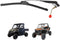 KEMIMOTO UTV Windshield Wiper Kit Hand Operated Manual Windshield Wiper for Hard Coated Or Glass Windshields Compatible with Maverick X3 Commander...