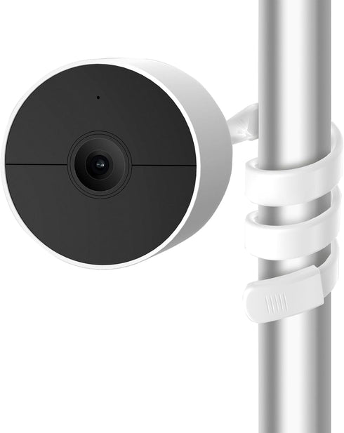 2Pack Flexible Twist Mount for Arlo, Google, Wyze, Eufy Camera, Gooseneck Twist Mount Indoor/Outdoor Security Camera System - White...