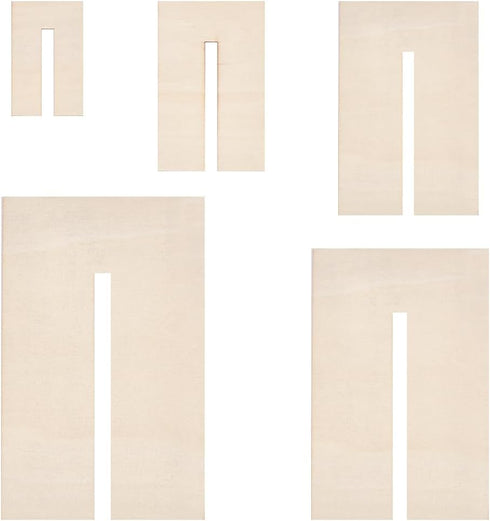 BENECREAT 5Pcs Bow Maker Templates, Wood Bow Tie Boards Craft Sewing Tool for Ribbon Bow Making Hair Bows Gift Bows Crafts Making, Slot: 8mm...