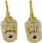 2-Pack Gold Plated 24K 4mm Female to 2mm Pin Banana Adapter for Spring Loaded Speaker Terminals...