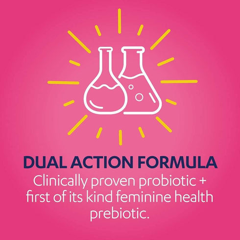 AZO Dual Protection, Urinary + Vaginal Support, Prebiotics and Probiotics for Women*, Starts Working Within 24 Hours, Non-GMO, 30 Count...