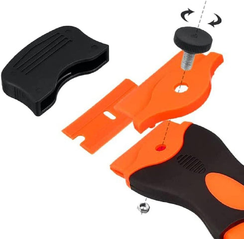 Plastic Razor Blade Scraper 20PCS Plastic Razor Blades,3 Kinds of Two-Way Scratch Free Plastic Scrapers,Plastic Scraper for Sticker Scraper Remove...