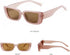 JUDOO Retro 90s Nude Rectangle Sunglasses for Women Vintage Square Frame Trendy Glasses...