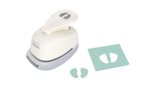 Bira Craft 5/8 inch Baby feet Lever Action Craft Punch, Baby Shower Punch, for Paper Crafting Scrapbooking...