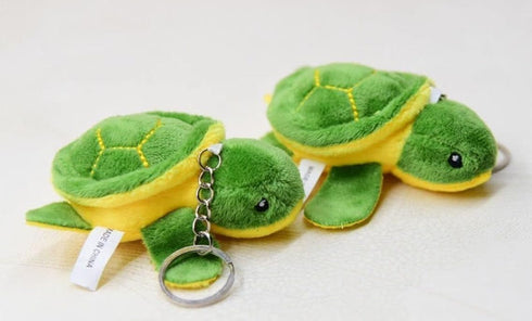 Green Mini Tortoise Plush Stuffed Animal, Cute Plush Sea Turtle Keychain Pendant Cartoon Plush Doll Birthday Gift Bag Accessories, Stuffed Animals...