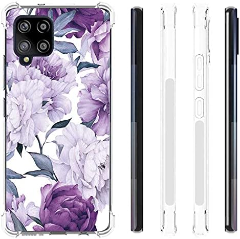 for Galaxy A42 5G Case: Slim Flexible TPU for Girls Women Airbag Bumper Shock Absorption Rubber Soft Silicone Case Cover Fit for Samsung Galaxy A4...