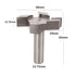 CNC Spoilboard Surfacing Router Bits, 1/2 inch Shank 1 Cutting Diameter T Shape Wood Milling Cutter Planing Tool/Woodworking Tool from Tackpro (1/...