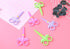AKOAK 6 Pcs Children Plastic Scissors Primary School DIY Art Safety Small Scissors Kindergarten Children Special Plastic Scissors Cute Dragonfly P...