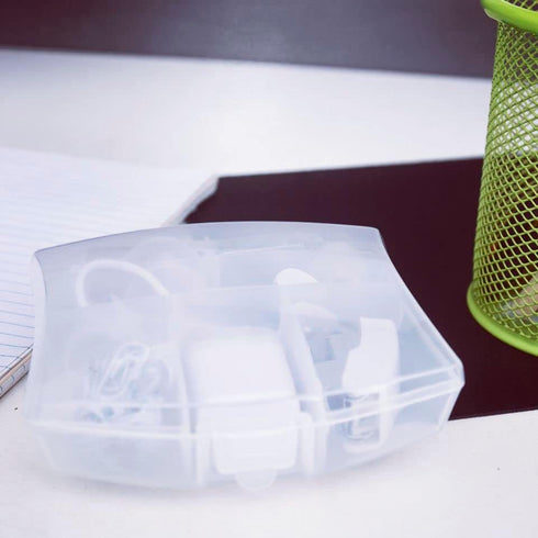 Mini Office Supply Kits – Includes Mini Stapler,Scissors, Staple Remover, Staples, Tape Dispenser (White)...