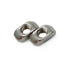30 Series 1/4"-20 Threaded Standard Steel Drop in T-Nut, Drop in T-Nuts Accessory Hardware Nuts for 30 Series Aluminum Extrusion Profiles Rail, 20...