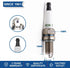 TORCH DK7RTC Spark Plug Replace for NGK DCPR7E Spark Plug, for BOSCH YR7DC+ Spark Plug, for CHAMPION 809/8809/OE083/RA6HC/RA8HC Spark Plug, for DE...