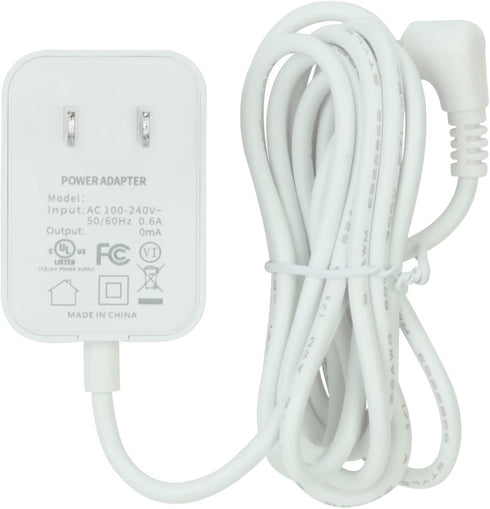 LEFXMOPHY SM24RX Power Cord, AW007WR-0500070UV AC Adapter Replacement for ANMEATE SM935E / SM24RX / SM24TX SM24 Baby Monitor Camera Charger (White...