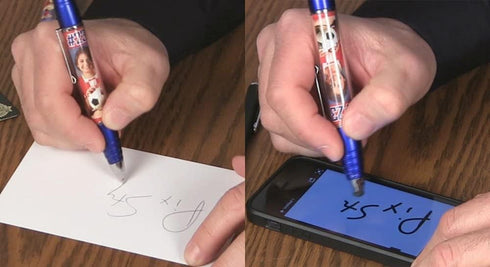 Violet - PixStylus 2 in 1 Personalized Pen and Stylus Combo – DIY, Create your own custom stylus/pen – Just insert a photo or design your own inse...