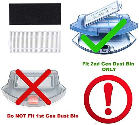 Replacement Parts Accessories Compatible with Coredy Robot Vacuum Cleaner R3500/3500S,R650/R750 (R700),R600,Goovi 1600PA,XIEBro K10,iMartine C800/...