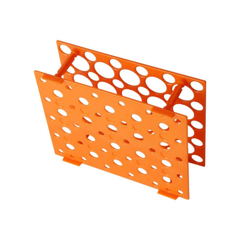 50-Holes Centrifuge Tube Rack - Detachable Lab Test Tube Holder Rack for 10ml/15ml/50ml(2 Racks Orange)...