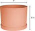 Bloem Mathers Planter w/Saucer Tray 6" Muted Terra Cotta...