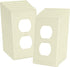 Bates- Duplex Wall Plate, 12 Pack, Light Almond Outlet Covers Wall Plate, Wall Plate Cover, Electrical Outlet Cover Plates, Wall Plates, Wall Outl...