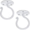 RTZEN Ceiling Hooks for Hanging Plants and Baskets - Wrought Iron Decorative Plant Hanger Indoor Hook Set - Plant Hangers Outdoor Metal Ceiling Ho...