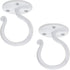 RTZEN Ceiling Hooks for Hanging Plants and Baskets - Wrought Iron Decorative Plant Hanger Indoor Hook Set - Plant Hangers Outdoor Metal Ceiling Ho...