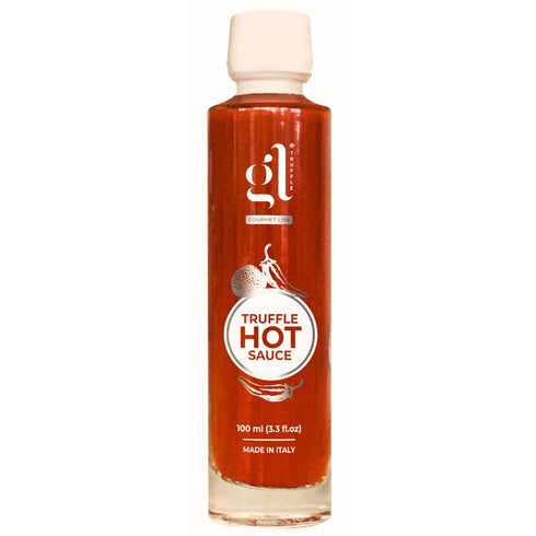Truffle Hot Sauce 100 ml (3.4 ounces), Gourmet Hot Sauce with Chili Peppers & Black Summer Truffle, truffle zest by GL Truffle Gourmet Line, Produ...