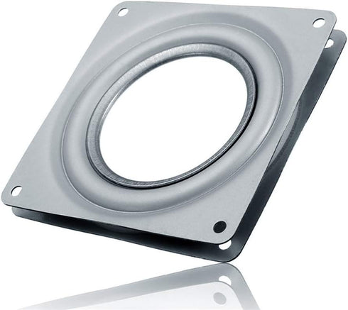 Square 6 Inches Lazy Susans Turntable Bearings 500LB Capacity Rotating Bearing Plate 5/16" Thick Lazy Susan Hardware Swivel Plate for 360? Chair a...