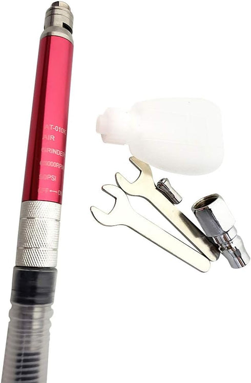 Air-Powered Micro Die Grinder Set 65,000 RPM Pneumatic Pencil Grinder Tool...