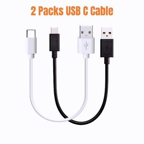 2 Pack USB-C Charger Charging Cable Cord for Sony WH-1000XM5 WH-1000XM4 WF-1000XM4 WH-1000XM3 WH-XB910N WI-C200 WI-XB400 Beats Studio Pro, 1 ft Fa...