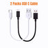 2 Pack USB-C Charger Charging Cable Cord for Sony WH-1000XM5 WH-1000XM4 WF-1000XM4 WH-1000XM3 WH-XB910N WI-C200 WI-XB400 Beats Studio Pro, 1 ft Fa...