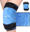 Large Ice Pack for Knee Pain Relief, 19" x 10" Knee Ice Pack Wrap Around Entire Knee, Hot Cold Therapy for Injuries, Swelling, Knee Replacement Su...
