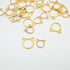 30 Pcs Stitch Markers with Wooden Storage Box, Cat Ears Metal Knitting Crochet Locking Markers Crochet Latching DIY Weaving Knitting Sewing Tools...