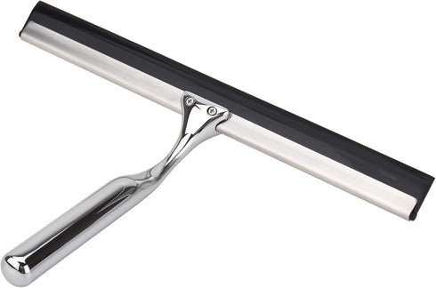 All Purpose Stainless Steel Squeegee for Glass Shower Doors, Car Window, Home Mirrors, Bathroom Shower Cleaner Wiper 10 inches...