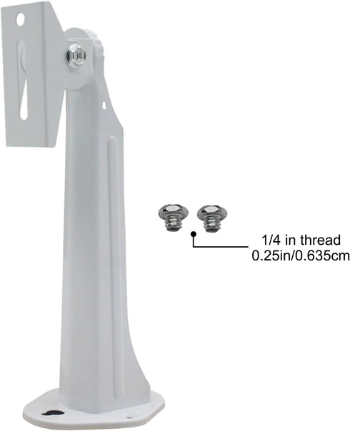 Mini Projector Wall Mount Security Camera Mount Bracket for Camera with 1/4 Screw Head Wall Mount Projector, and Webcam Housing 9.57in Wall Mount...