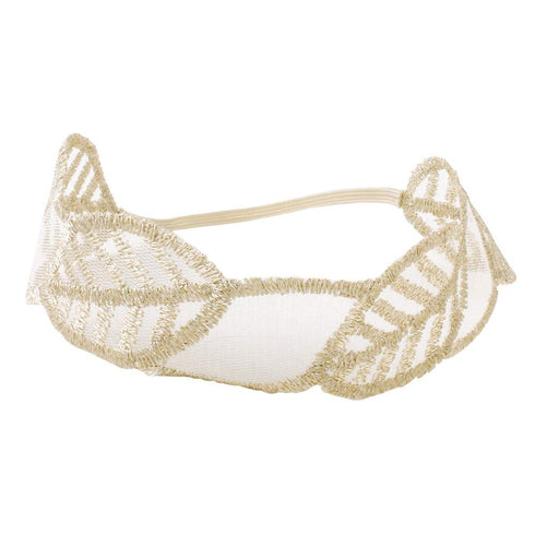 Rabbit Ears Cloth Bow–Stretch Headbands for Baby Toddler Girls Birthday, Party,Shower (Gold)...